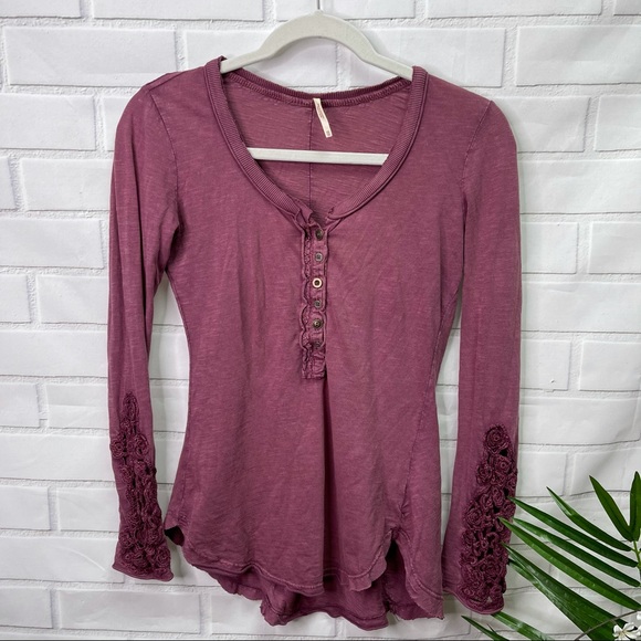Free People Long Sleeve Top - Picture 1 of 7